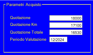 valutazione mezzo usato Parametri Acquisto valutazione mezzo usato Parametri Acquisto